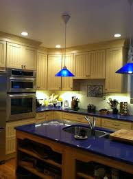 shining blue quartz countertops