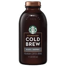Starbucks offers bottled versions of their iced coffees, which come in both vanilla and caramel flavors. Amazon Com Starbucks Cold Brew Coffee Black Unsweetened 11 Oz Glass Bottles 6 Count Grocery Gourmet Food