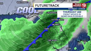 Major cold front brings showers, temperatures in the 60s this week to Central Florida