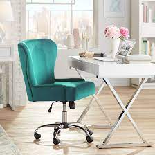 erin teal fabric adjustable office chair 78j23 lamps plus adjustable office chair contemporary office chairs office chair