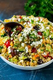 This easy mediterranean quinoa bowl is made with a simple lemon vinaigrette, quinoa, cherry tomatoes, persian cucumbers, . Quinoa Salad With Veggies Dinner At The Zoo