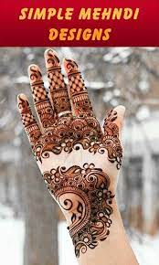 Mehndi designs new app contain easy and simple designs of arab mehndi artists for free download. Simple Mehndi Design Patches Images Easy Mehndi Design