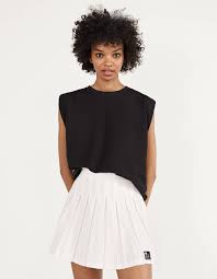 Black And White Pleated Mini Skirt Pleated Mini Skirt Skirts Bershka Serbia In 2020 Pleated Mini Skirt Mini Skirts Pleated Mini Skirt Outfit