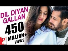 Dil Diyan Gallan Song Tiger Zinda Hai Salman Khan Katrina Kaif Atif Vishal Shekhar Irshad Youtube Katrina Kaif Salman Khan Lagu