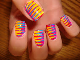 See more ideas about nail art, cute nails, nail designs. Easy Colorful Nail Art Ideas