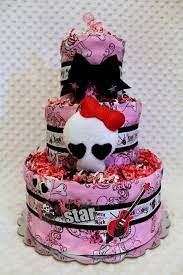Listen to punk rock baby | explore the largest community of artists, bands, podcasters and creators of music & audio. Baby Diaper Cake Girls Punk Rock Star Shower Gift Or Etsy Diaper Cakes Girl Baby Girl Diaper Cake Baby Diaper Cake