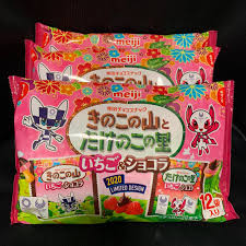I have been eating it since i. Simply Japan Meiji Kinoko No Yama Takenoko No Sato Strawberry Chocolate Grab Yours Now Message Us To Order And For More Details Facebook