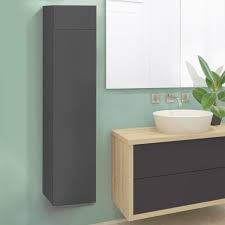 De z à a référence: Meuble Colonne Suspendu Gris Lila Pour Salle De Bain Cdiscount Maison