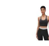 Amazon.com: SPLITS59 Women's Bailey Active Rib Bralette ...