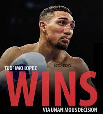 Teofimo Lopéz Wins a Controversial Unanimous Decision (115-113, 115-113,  117-11) over the slick Jermaine Ortiz to retain his WBO Jr. Welterweight  Title