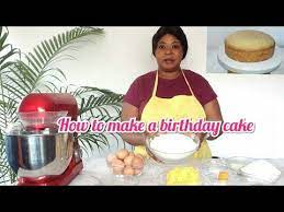 How To Make A Birthday Cake Without Mixer Tutorial How To Mix Cake With Hand Youtube Cake Cake Recipes Chocolate Cake Recipe