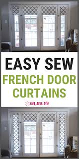 Explore original and exciting advice from. Simple French Door Curtains Easy Diy Tutorial Girl Just Diy