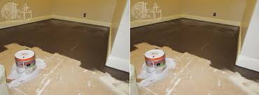 We like this technique for transitioning from one room to the next: Painted Floors A Quirky Way Of Adding Color To A Room