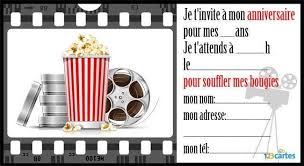 Invitation Anniversaire Cinema 123 Cartes Invitation Anniversaire Carte Invitation Anniversaire Invitation Anniversaire A Imprimer
