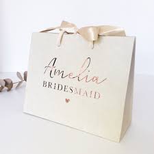 personalised luxury wedding gift bag