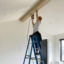 See more ideas about beam box, coffered ceiling, house design. Diy Box Beams Pitched Ceiling Remington Avenue