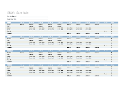With this template you can create a planner or task management based on hourly daily monthly or yearly. Employee Shift Rotation Schedule Template Free Excel Format Pdfsimpli