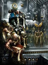 Chaplain Cassus Warhammer 40k Artwork Warhammer Art Warhammer