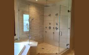 Installing a tub and shower in a new bathroom is relatively simple. Shower Tub Doors Enclosures Pasadena Altadena Arcadia Ca Framed Frameless Glass Installation