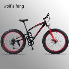 Croc De Loup Vtt 7 21 Vitesse Velo 26x4 0 Gros Velo Fourche A Ressort Neige Velos Velo De Route Homme Frein A Disque Mecanique Aliexpress
