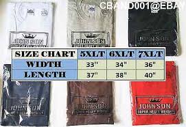 Big And Tall T Shirts 5xlt 6xlt 7xlt John Son Super Heavy