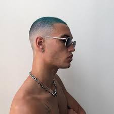 Black And Blue Menshaircuts Buzzcut Shorthaircuts Bluehair Short Blue Hair Trendy Short Hair Styles Mens Haircuts Short