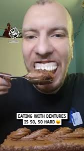 Eating With Dentures 🍰😅