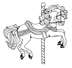 Childhood Memory Carousel Horse Coloring Pages Horse Coloring Pages Horse Coloring Coloring Pages