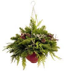 Hiawatha Evergreens Fresh Evergreen Products Christmas Hanging Baskets Christmas Floral Winter Hanging Baskets