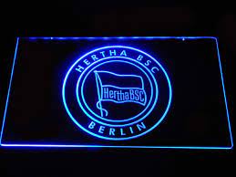 The hertha bsc logo design and the artwork you are about to download is the intellectual property of the copyright and/or trademark holder and is offered to you as a convenience for lawful use with. Hertha Bsc Led Neon Sign Neon Signs Led Neon Signs Cool Bedroom Accessories