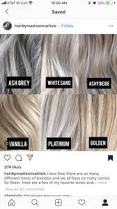 Unfortunately, there isn't a dye specifically created for gray hair, but the permanent dye is an excellent option. Range Of Dye Shades Silver Blonde Hair Blending Gray Hair Grey Blonde Hair