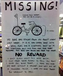 The Poke On Twitter Missing Bike Http T Co Hefuwogmbt Twitter