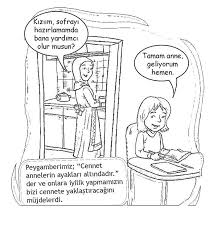 Cennet Annelerin Ayaklarinin Altindadir Egitim Egitim Faaliyetleri Boyama Kitaplari