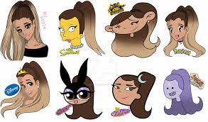 He did the sketch, and i did the colour! Ariana Grande Cartoon Style Challenge By Blissful Drawing On Deviantart