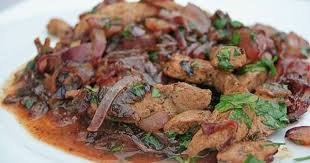 Foie De Veau Et Fondue D Oignons Rouges