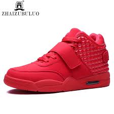 Heat up your look with red high top sneakers. Red High Top Sneakers Dealbola Com