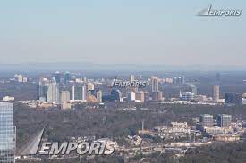 The total straight line flight distance from sandy springs, ga to atlanta, ga is 13 miles. Buckhead Skyline With Dunwoody Sandy Springs And North Georgia Mountains In The Distance Atlanta Image 510869 Images Emporis