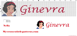 Schemiapuntocroceit scarica oltre 3000 schemi gratis per il ricamo a punto a croce motivi disegni esclusivi e programmi per creare i tuoi ricami piu belli punto croce per cuscino portafedi schemi gratuiti per punto croce. Nome Ginevra Con Biancaneve Schema Punto Croce Schemi Punto Croce Gratis Facili Unici Alfabeti Bambini