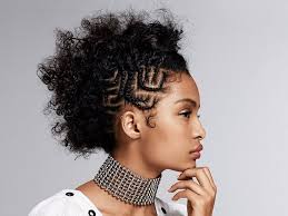 Using our sweethearts volumiser hot tool to create the volume and. 10 Stunning Braided Mohawk Hairstyles With Weave Hairstylecamp