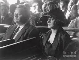 Roscoe Fatty Arbuckle And His Wife Doris by Bettmann