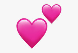 Two Hearts Emoji Png Blue Heart Emoji Heart Emoji Pink Heart Emoji
