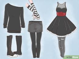 See more ideas about clothes, gothic clothes, diy fashion. 3 Ways To Be A Beautiful Goth Girl Wikihow Fun