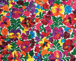 Faça já download desta fotografia multicolor floral hand embroidery pattern. Floral Embroidery In San Antonio Castillo Velasco Oaxaca Mexico The Textile Atlas