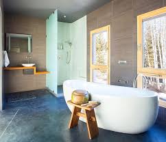 No other piece of bath furniture is capable of making a bigger fashion statement. Little Luxury 30 Bathrooms That Delight With A Side Table For The Bathtub