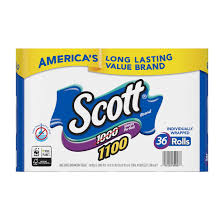 Cottonelle ultra comfortcare toilet paper bath tissue mega rolls. Scott 1100 Sheets 1 Ply Bath Tissue 36 Pk Bjs Wholesale Club