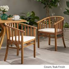 alondra outdoor wooden dining chairs