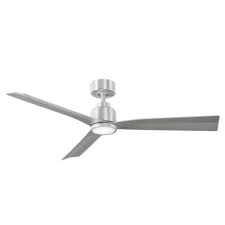 The traditional haskell fan comes with led light covered by swirled marble glass that will keep home interior inspired; Modern Fan Company Cirrus Dc Flush Mount Ceiling Fan Ylighting Com