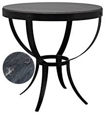 With 2 drawers there is ample storage for quick access. 30 Set Of Two Side Table Night Stand Metal Frame Black Marble Stone Round Industrial Side Tables And End Tables By Noble Origins Llc Houzz