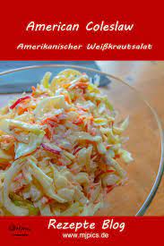 Knackiger American Coleslaw Rezept Coleslaw Rezept Partysalat Rezept Rezepte