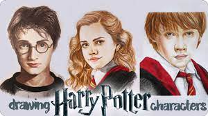 Article from buzzfeed.com harry potter characters as minimalist drawings accio simplify! article by buzzfeed. Harry Potter Speed Drawings Youtube